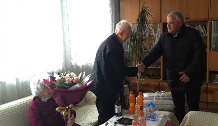 78 години брачен живот отбеляза най-дълголетното семейство в община Гоце Делчев
